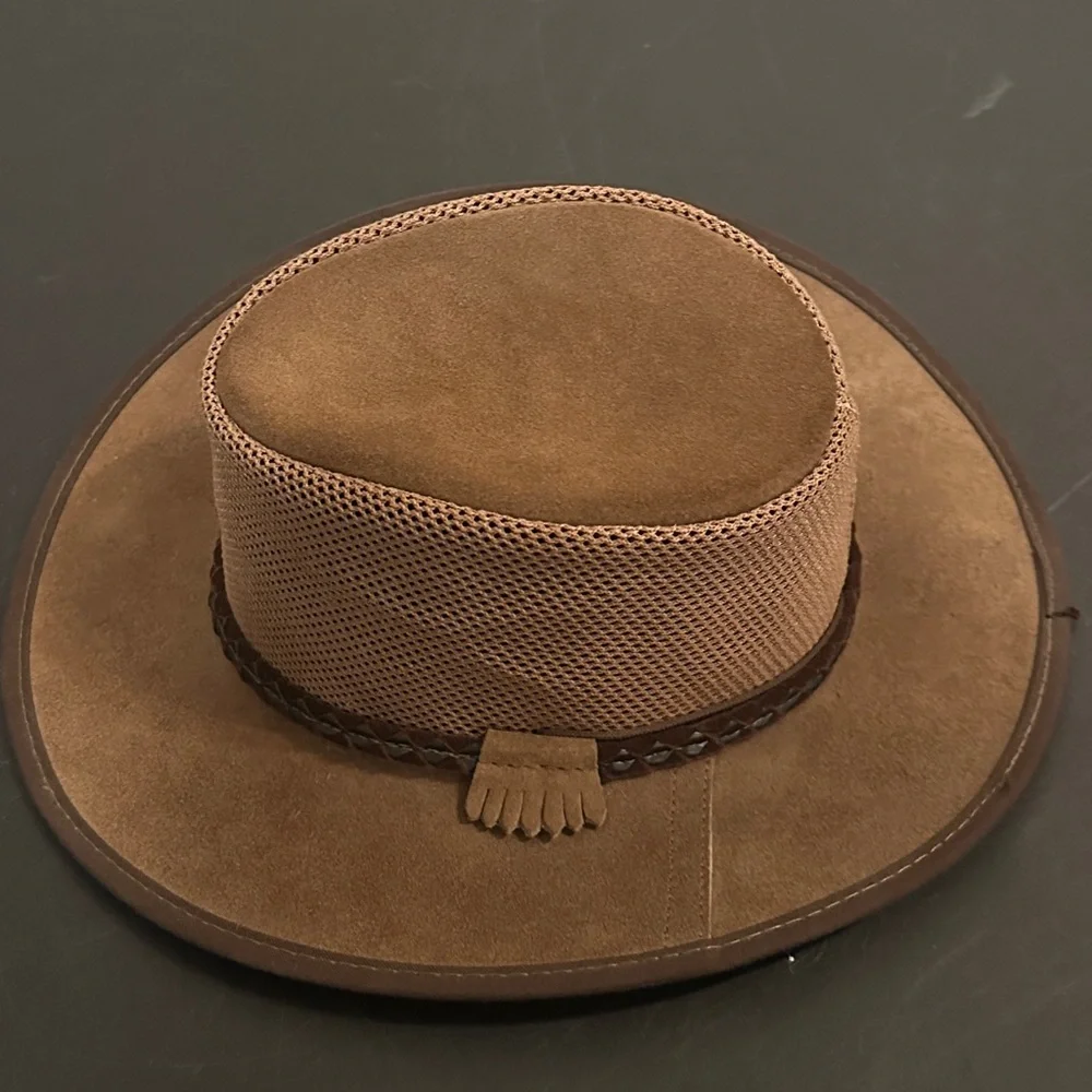 Head'N Home Monterey Breezer SolAir Suede and Mesh‎ Shade Hat